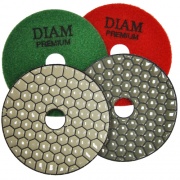 Алмазный гибкий шлифовальный круг DIAM Dry-Premium Черный